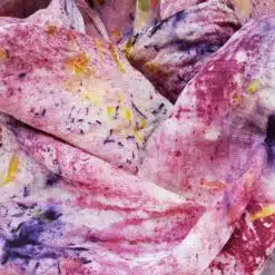 bunter universumring sling gebunden, gefärbt mit allen pflanzen